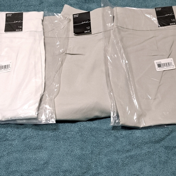 I.N.C International Concepts Women's Tan High Rise Pull-On Bermuda Shorts SZ.14 - Picture 9 of 9